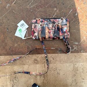 NWT Michelle Obama Magazine Print Crossbody Bag - Multicolor

LOT C